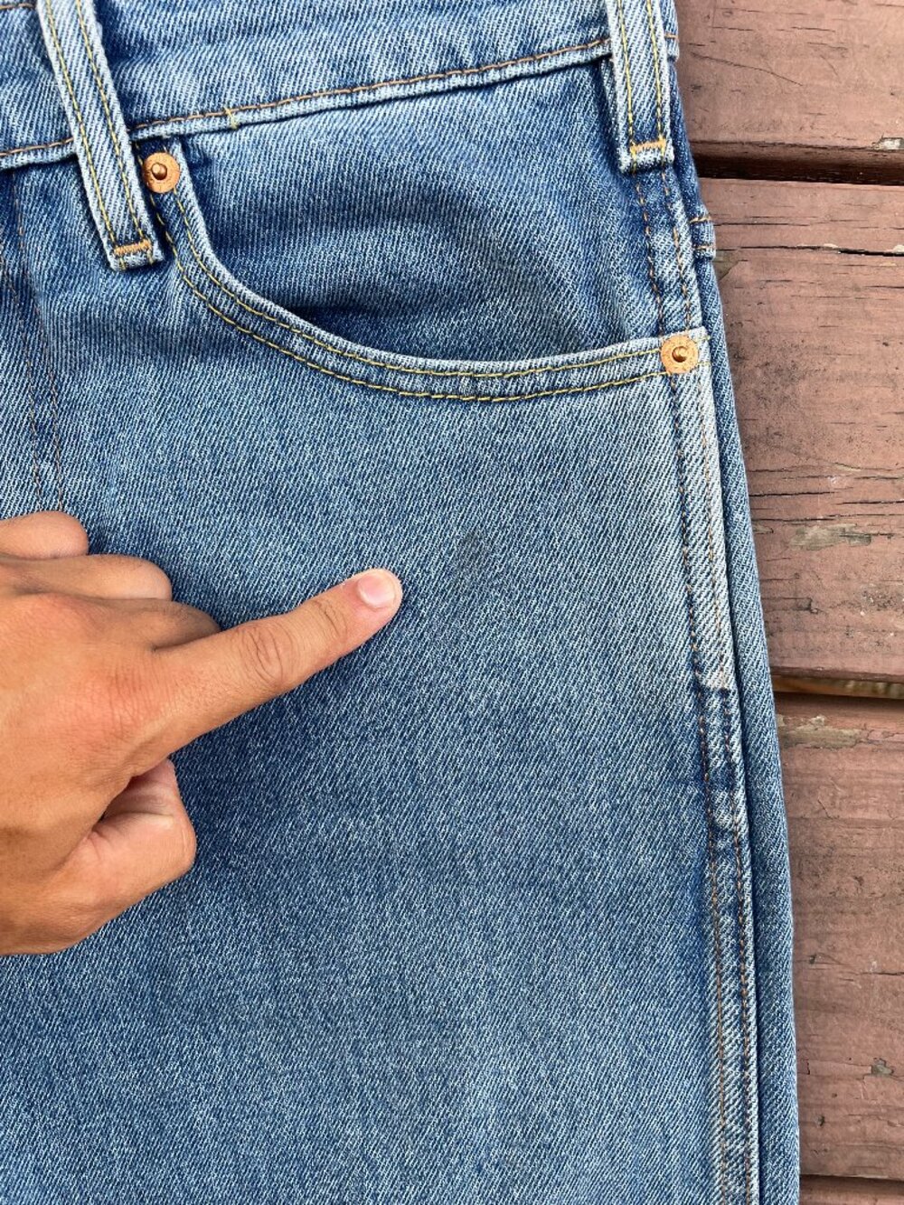 Levis Straight Cut Light Wash Jeans - Size W30 L30 - Picture 12 of 14